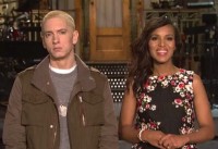 Eminem apparaît aux côtés de Eminem dans la pub de Saturday Night Live