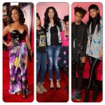 Garcelle Beauvais, Kimora Lee et ses filles à l’avant première de Hunger Games