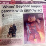 Beyonce est traitée de “p***” par les médias britanniques