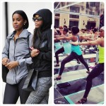 Kelly Rowland et Michelle Williams se joignent à Jeannette Jenkins pour un évènement sportif Nike Essence