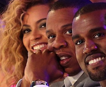 Beyonce, Jay-Z et Kanye West
