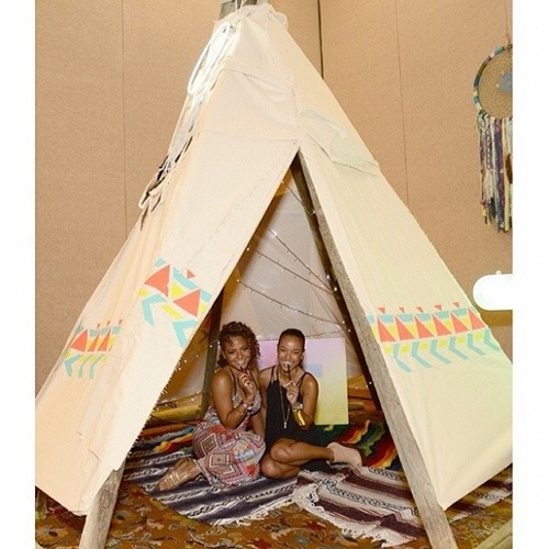 Christina Milian et sa meilleure amie Karrueche Tran Coachella 2014