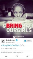 Chris Brown et plusieurs célébrités se mobilisent pour les jeunes nigérianes