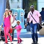 Heidi Klum,  Seal Samuel et leurs enfants s’amusent à Disneyland Anaheim 