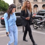 Kim Kardashian et Serena Williams déjeunent ensemble dans un restaurant parisien