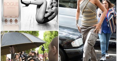 Rihanna présente son parfum Rogue à Sephora aux Champs Elysés