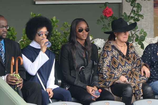 Prince et Damaris Lewis roland garros 2014