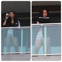 Rihanna fait la promo de Budweiser à Rio De Janeiro