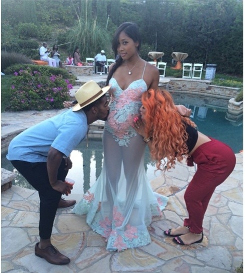 Omarion et sa fiancée Apryl Jones enceinte