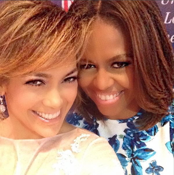 Jennifer Lopez et Michelle Obama