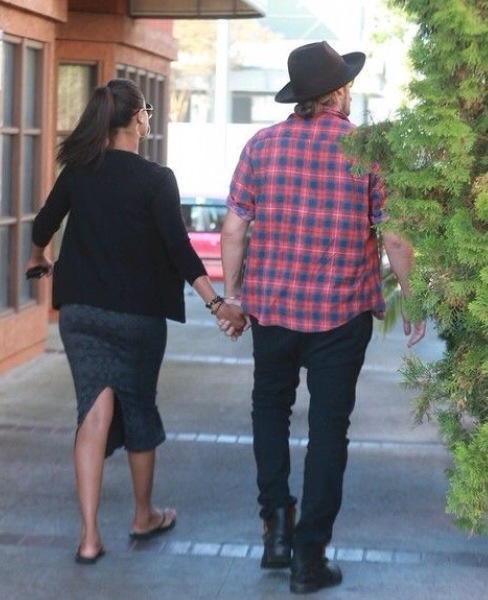 Zoe Saldana et Marco Perego