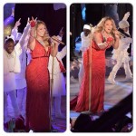 Mariah Carey interprète des chants de Noël au Rockfeller Center