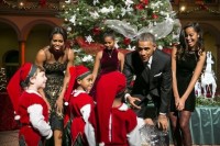 Les Obama organisent les cérémonies de Noël