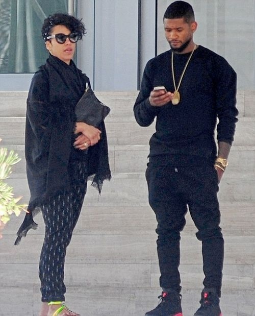 Usher et sa fiancée Grace Miguel