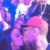 Chris Brown et Karrueche Tran fêtent la nouvelle année ensemble