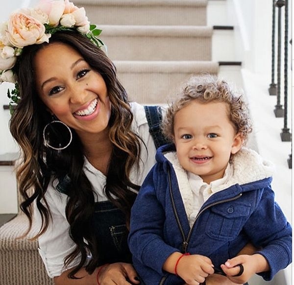 Tamera Mowry et son fils Aden