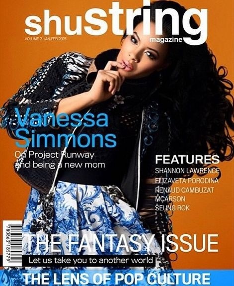 Vanessa Simmons fait la une de shuString Magazine