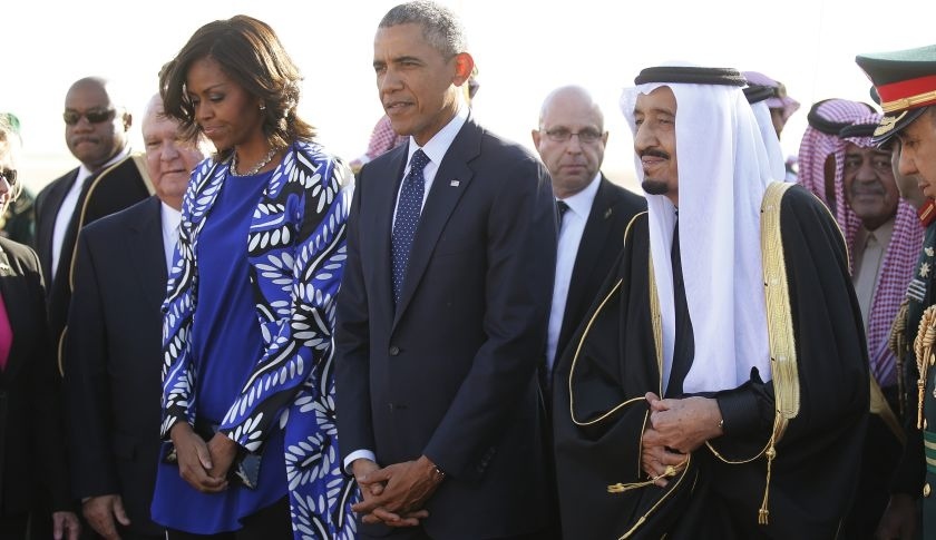 Michelle et Barack Obama en visite en Arabie Saoudite