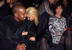 Kim Kardashian et son mari Kanye West à la Paris Fashion Week