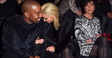 Kim Kardashian et son mari Kanye West à la Paris Fashion Week