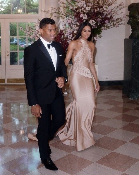 Ciara et Russell Wilson au Dîner d'Etat à la Maison Blanche