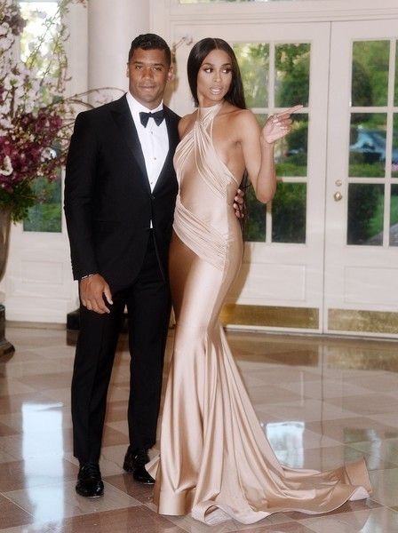 Ciara et Russell Wilson au Dîner d'Etat à la Maison Blanche