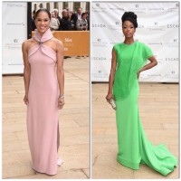 Yaya Dacosta était encourager la danseuse Misty Copeland au Metropolitan Opera House à New York