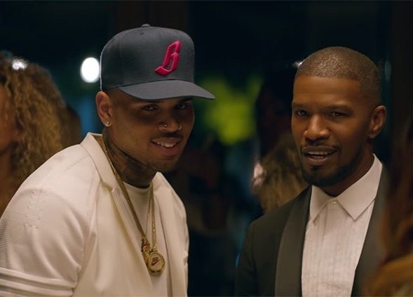 Jamie Foxx et Chris Brown Jamie Foxx et Chris Brown