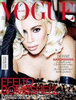 Kim Karadashian fait la couverture de Vogue Magazine au Brésil