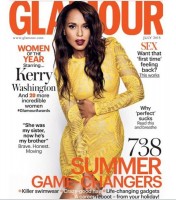 Kerry Washingon fait la une de Glamour Magazine