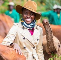 Lupita Nyong’o se bat pour préserver les éléphants au Kenya