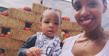 Kelly Rowland & baby Titan