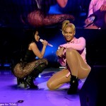 Beyonce et Nicki Minaj étaient électriques sur scène lors du concert Tidal X 1020