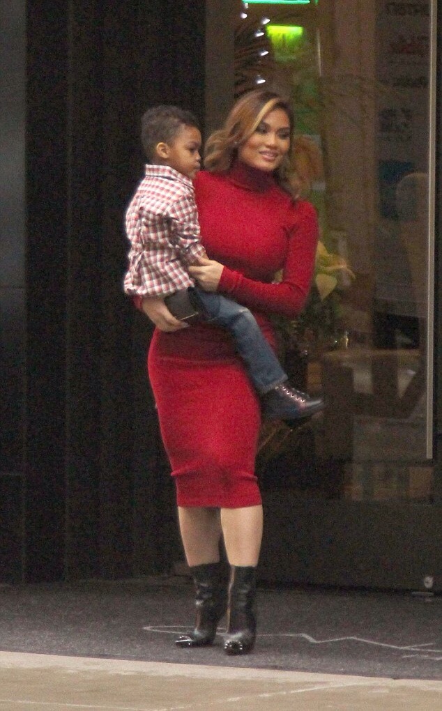 Daphne Joy and her son Rice