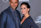 Tony Parker and his wife Axelle Francine