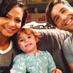 Christina Milian changing clothes on te set of “Grandfathered” serie