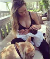 Chrissy Teigen and John Legend are the parents of the little Luna