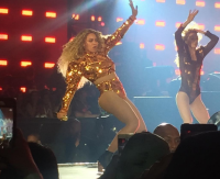 Beyonce heats her hometown Houston
