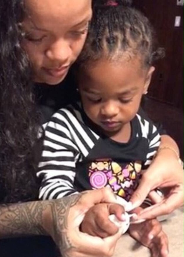 Rihanna and her niece
