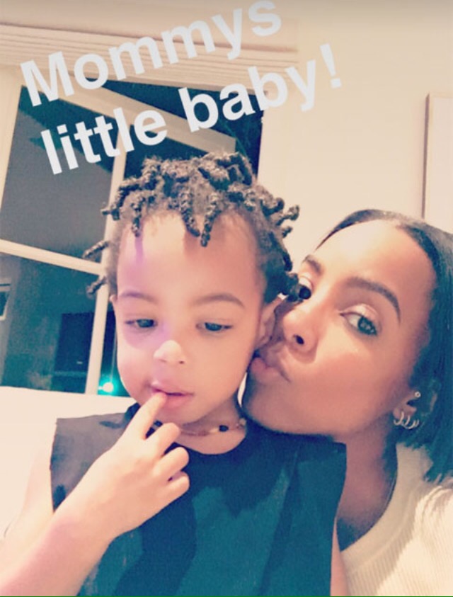 Kelly Rowland and her baby boy