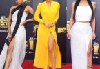 jasmine sanders and kim kardashian at MTV Movie Awards 2018