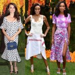 Winnie Harlow, Penelope Cruz and Laura Harrier at Veuve Cliquot Polo Classic