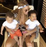 Beyonce and her twins