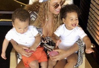 Beyonce and her twins
