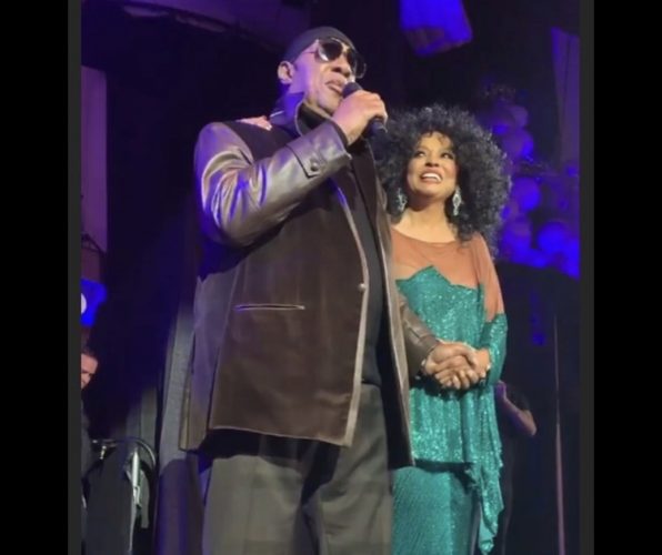 Stevie Wonder and Diana Ross