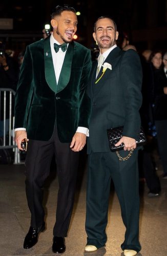 Marc Jacobs and Charly Defrancesco at their wedding 