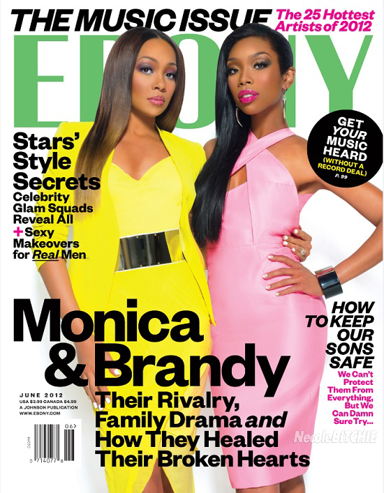 Brandy et Monica posent pour Ebony Magazine Juin 2012