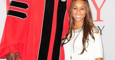 Shaq et sa copine lors de sa graduation a Barry University