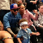 La famille Beatz à un match de The Knicks