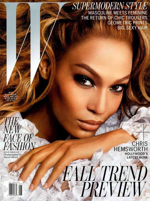 MODELICIOUSNESS MAGAZINE: Joan Smalls fait la couverture de W Magazine du lois de juillet 2012